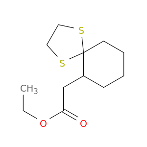 1,4-Dithiaspiro[4.5]decane-6-acetic acid, ethyl ester