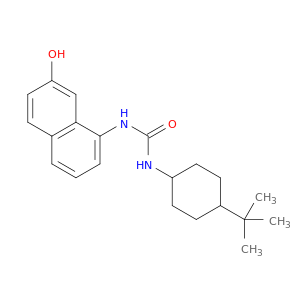 Urea, N-[4-(1,1-dimethylethyl)cyclohexyl]-N'-(7-hydroxy-1-naphthalenyl)-