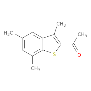 1-(3,5,7-三甲基苯并[b]噻吩-2-基)乙酮