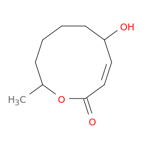 2H-Oxecin-2-one, 5,6,7,8,9,10-hexahydro-5-hydroxy-10-methyl-