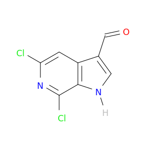 5,7-Dichloro-1H-pyrrolo[2,3-c]pyridine-3-carbaldehyde