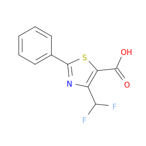 4-(Difluoromethyl)-2-phenyl-1,3-thiazole-5-carboxylic acid