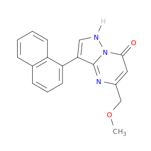 4-(methoxymethyl)-7-naphthalen-1-yl-1,5,9-triazabicyclo[4.3.0]nona-3,5,7-trien-2-one
