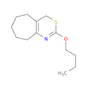 Cyclohepta[d][1,3]thiazine, 2-butoxy-4,5,6,7,8,9-hexahydro-