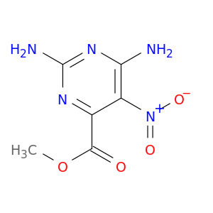 4-Pyrimidinecarboxylicacid, 2,6-diamino-5-nitro-, methyl ester