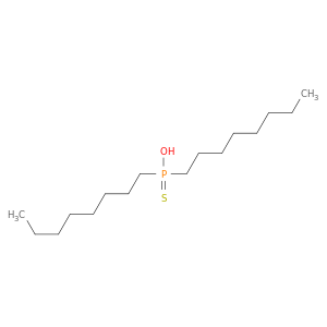 Phosphinothioic acid, dioctyl-