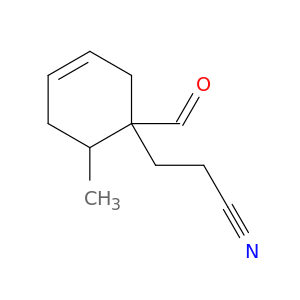 3-Cyclohexene-1-propanenitrile, 1-formyl-6-methyl-