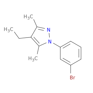 1-(3-bromophenyl)-4-ethyl-3,5-dimethyl-1H-pyrazole