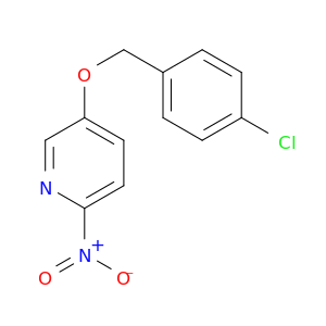 Pyridine, 5-[(4-chlorophenyl)methoxy]-2-nitro-
