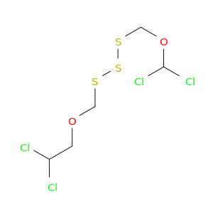 Trisulfide, dichloroethoxymethyl dichloromethoxymethyl