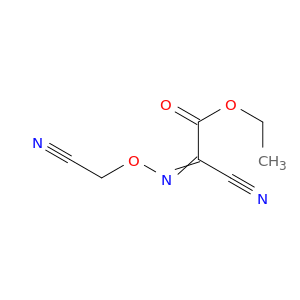 Acetic acid, cyano[(cyanomethoxy)imino]-, ethyl ester