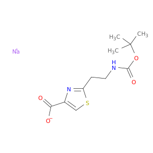 Sodium 2-(2-{[(tert-butoxy)carbonyl]amino}ethyl)-1,3-thiazole-4-carboxylate