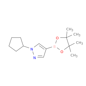 1-环戊基-4-(4,4,5,5-四甲基-1,3,2-二氧杂戊硼烷-2-基)-1H-吡唑