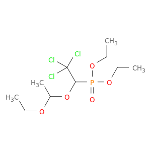 Phosphonic acid, [2,2,2-trichloro-1-(1-ethoxyethoxy)ethyl]-, diethyl ester