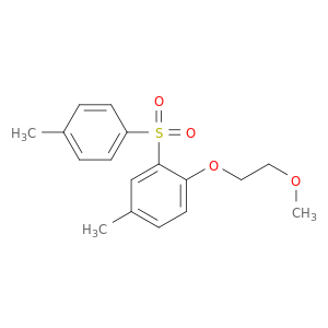 Benzene, 1-(2-methoxyethoxy)-4-methyl-2-[(4-methylphenyl)sulfonyl]-