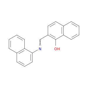 1-Naphthalenol, 2-[(1-naphthalenylimino)methyl]-
