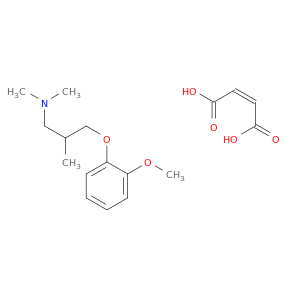 3-(2-METHOXYPHENOXY)-N,N,2-TRIMETHYL-PROPAN-1-AMINE MALEATE