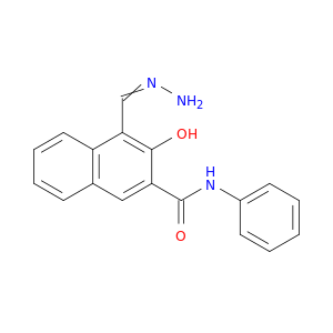 2-Naphthalenecarboxamide, 4-(hydrazonomethyl)-3-hydroxy-N-phenyl-