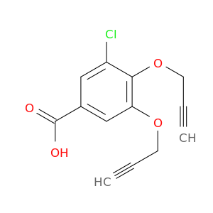 Benzoic acid, 3-chloro-4,5-bis(2-propynyloxy)-