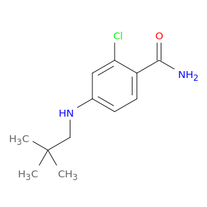 2-chloro-4-[(2,2-dimethylpropyl)amino]benzamide