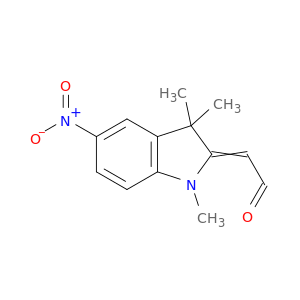 Acetaldehyde, (1,3-dihydro-1,3,3-trimethyl-5-nitro-2H-indol-2-ylidene)-