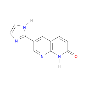 1,8-Naphthyridin-2(1H)-one, 6-(1H-imidazol-2-yl)-