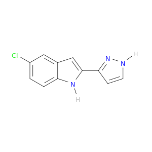 1H-Indole, 5-chloro-2-(1H-pyrazol-3-yl)-