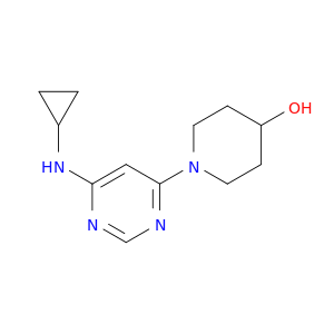 1-[6-(环丙基氨基)-4-嘧啶基]-4-哌啶醇
