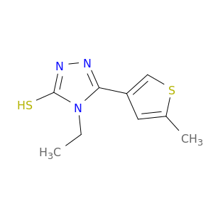 4-Ethyl-5-(5-methylthiophen-3-yl)-4H-1,2,4-triazole-3-thiol