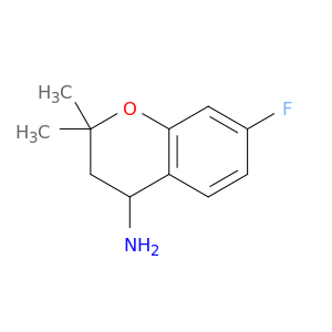 7-fluoro-2,2-dimethyl-3,4-dihydro-2H-1-benzopyran-4-amine
