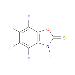 2(3H)-Benzoxazolethione, 4,5,6,7-tetrafluoro-