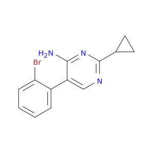 5-(2-bromophenyl)-2-cyclopropylpyrimidin-4-amine