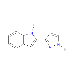 1H-Indole, 2-(1H-pyrazol-3-yl)-