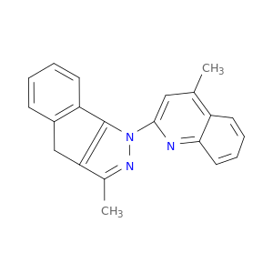Indeno[1,2-c]pyrazole,1,4-dihydro-3-methyl-1-(4-methyl-2-quinolinyl)-