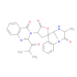 2'-methyl-4-[2-(2-methylpropanoyl)-4-oxoquinazolin-3(4h)-yl]-1',9a'-dihydro-3h-spiro[furan-2,9'-imidazo[1,2-a]indole]-3',5(2'h,4h)-dione