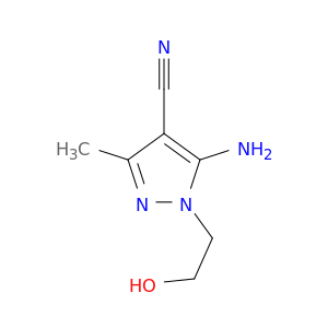 5-Amino-1-(2-hydroxyethyl)-3-methyl-1H-pyrazole-4-carbonitrile