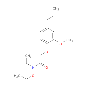 N,O-DIETHYL-2-(2-METHOXY-4-PROPYLPHENOXY)ACETOHYDROXAMIC ACID