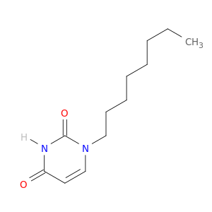 2,4(1H,3H)-Pyrimidinedione, 1-octyl-