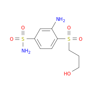 3-AMINO-4-[(3-HYDROXYPROPYL)SULFONYL]BENZENESULFONAMIDE