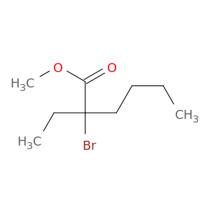 Hexanoic acid, 2-bromo-2-ethyl-, methyl ester