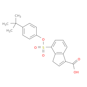 1H-Indene-3-carboxylic acid, 7-[[4-(1,1-dimethylethyl)phenoxy]sulfonyl]-