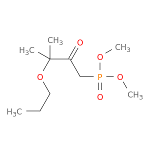 Phosphonic acid, (3-methyl-2-oxo-3-propoxybutyl)-, dimethyl ester