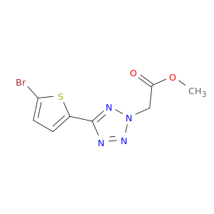 2H-Tetrazole-2-acetic acid, 5-(5-bromo-2-thienyl)-, methyl ester