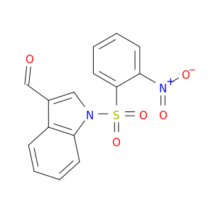 1H-Indole-3-carboxaldehyde, 1-[(2-nitrophenyl)sulfonyl]-