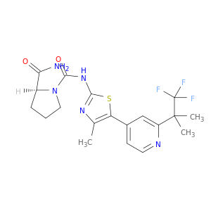 (2S)-N1-[4-甲基-5-[2-(2,2,2-三氟-1,1-二甲基乙基)-4-吡啶基]-2-噻唑基]-1,2-吡咯烷二甲酰胺