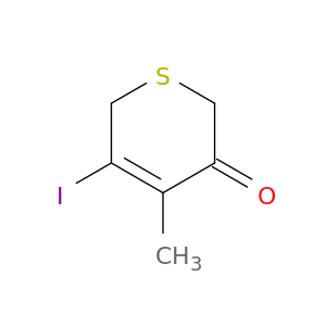 2H-Thiopyran-3(6H)-one, 5-iodo-4-methyl-
