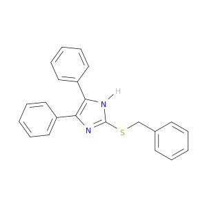 1H-Imidazole, 4,5-diphenyl-2-[(phenylmethyl)thio]-