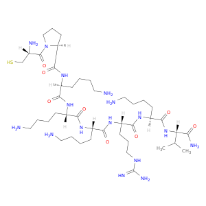 L-Valinamide, L-cysteinyl-L-prolyl-L-lysyl-L-lysyl-L-lysyl-L-arginyl-L-lysyl-