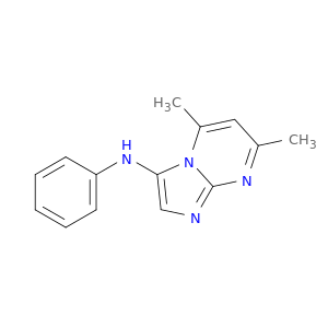 Imidazo[1,2-a]pyrimidin-3-amine, 5,7-dimethyl-N-phenyl-