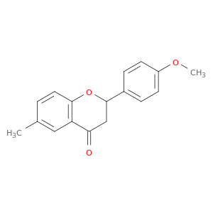 4H-1-Benzopyran-4-one, 2,3-dihydro-2-(4-methoxyphenyl)-6-methyl-